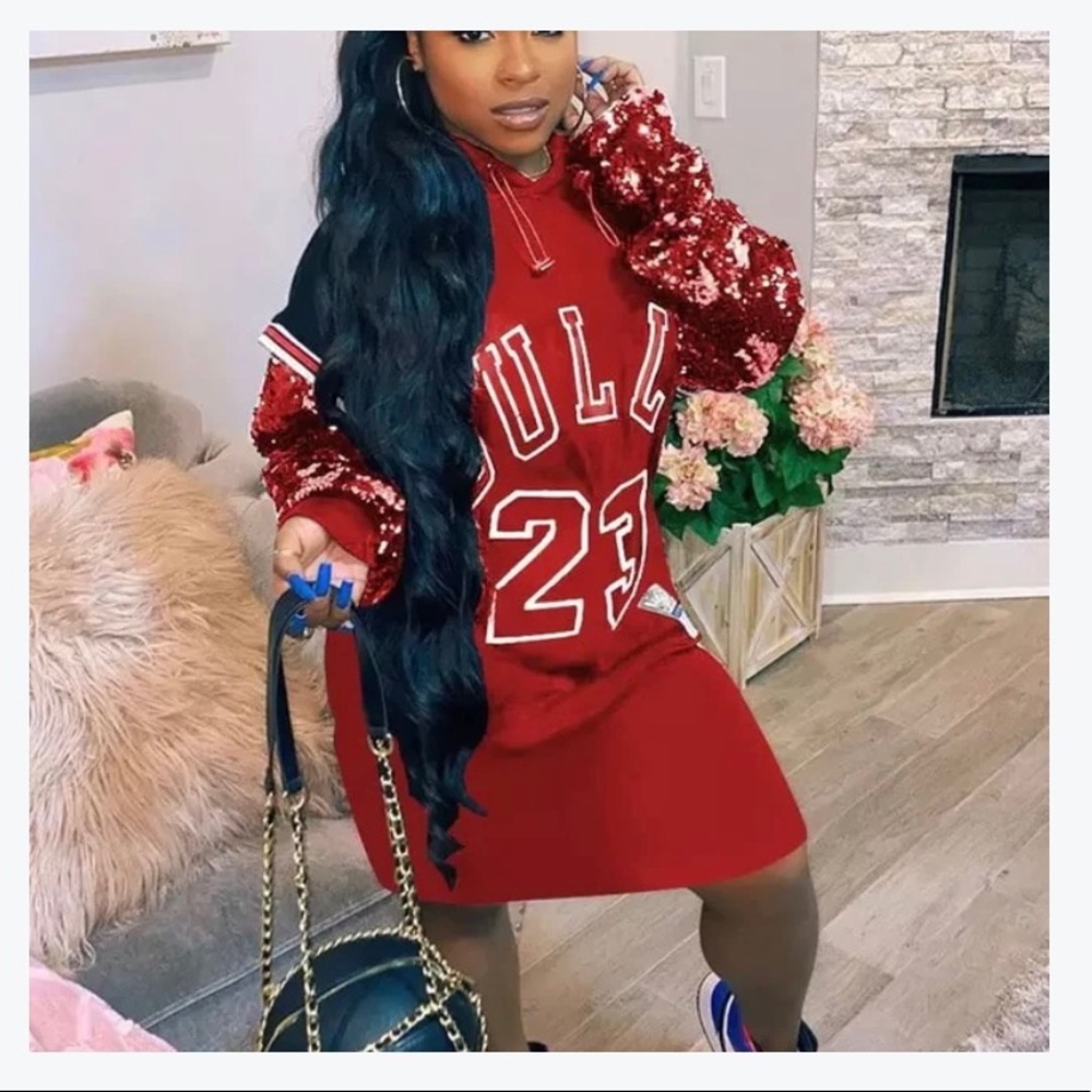 Bulls Sequin Dress